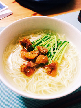 ナンプラーでアジアンにゅうめん